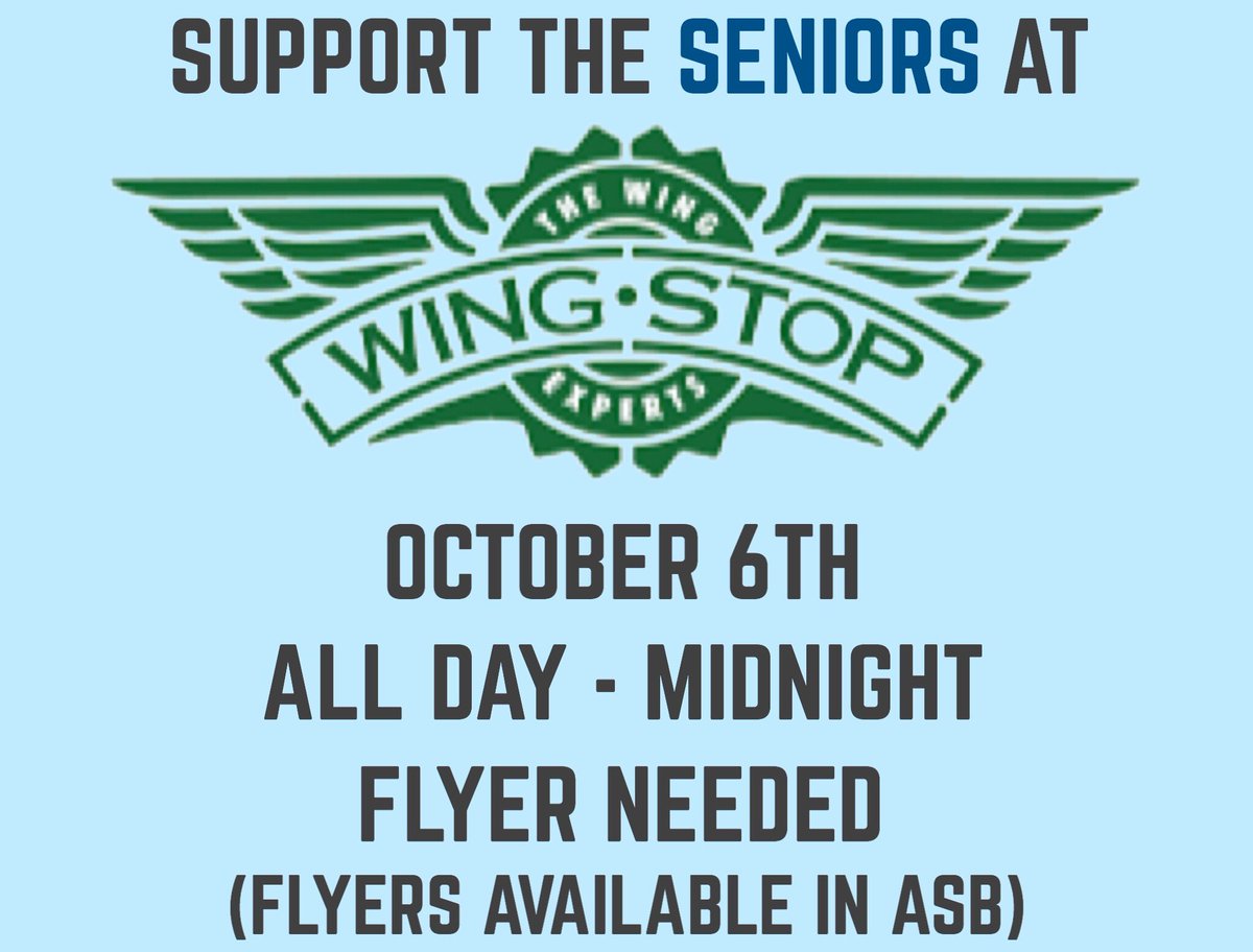 torrancehs2018's tweet photo. WINGSTOP FUNDRAISER THIS FRIDAY!!! stop by before or after the homecoming game!! *torrance crossroads location* @tommytartar https://t.co/ziYrZGn83I