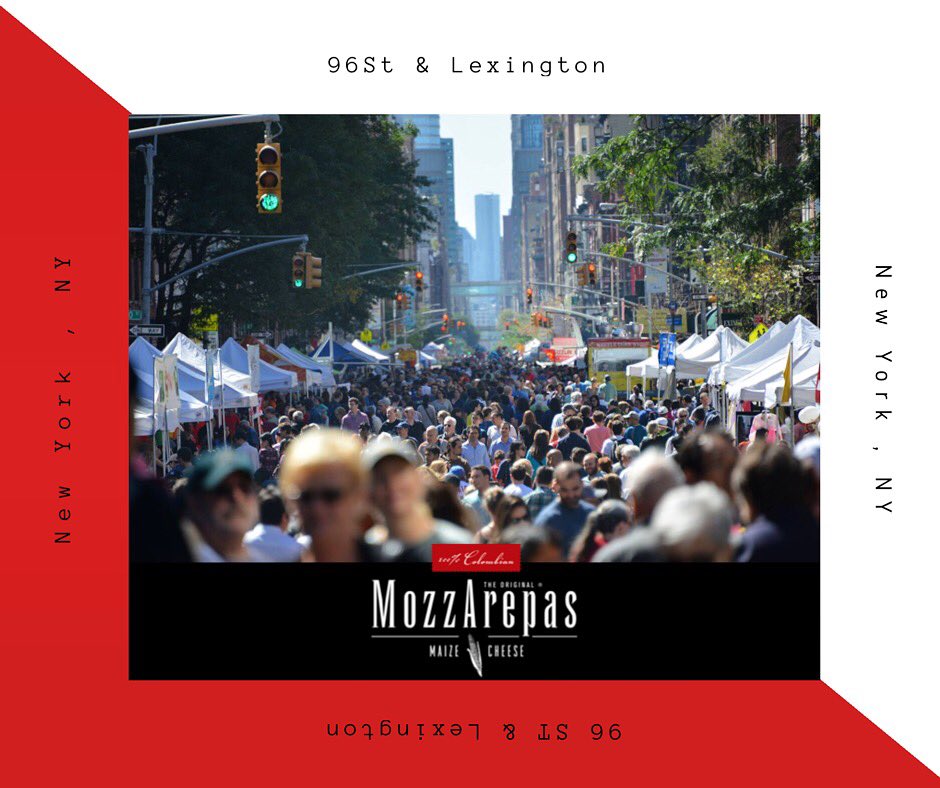 MozzArepas_'s tweet image. Catch us Serving up Delicious MozzArepas®  on 81st &amp;amp; 93rd Lexington | NYC 
#MozzArepas® #NYC #StreetFairs