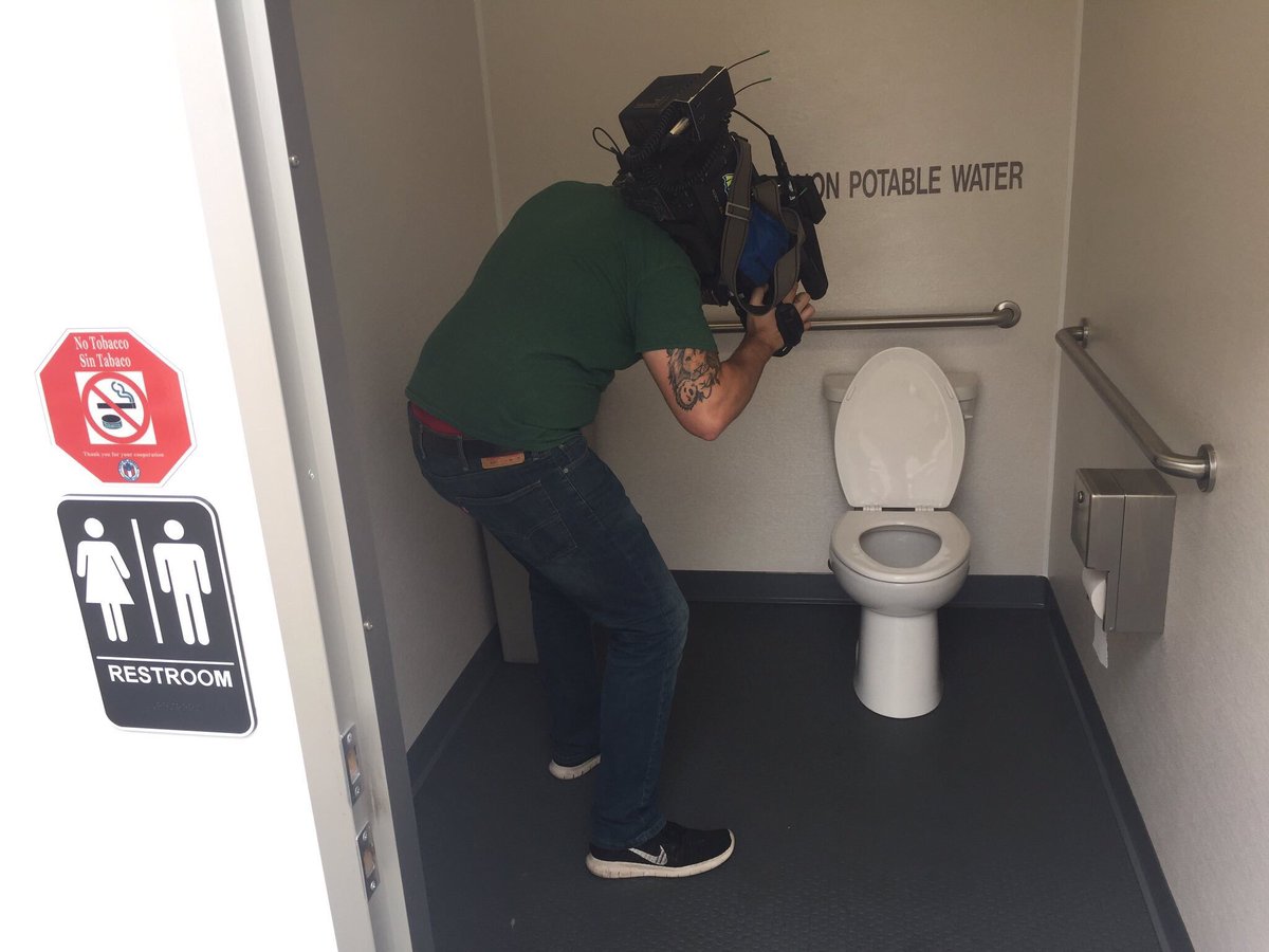 Cameraman shooting an aerial view of Liverpool defence #NEWLIV