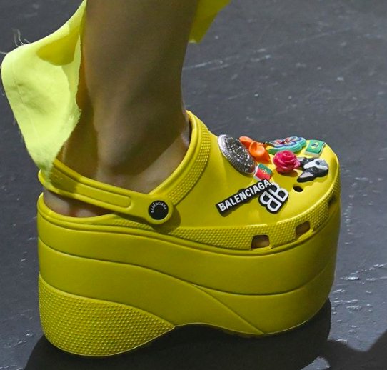 balenciaga crocs twitter