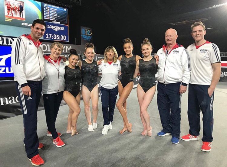 BritishGymnews's tweet photo. Without the team behind the gymnasts, there would be no gymnasts 🇬🇧 🇨🇦 🇬🇧 https://t.co/FRHd9gOMNZ
