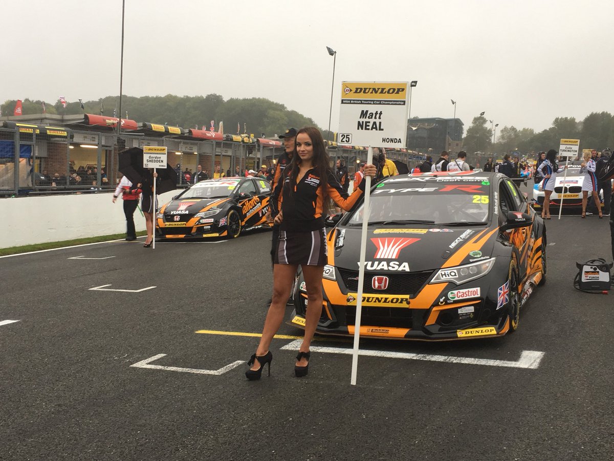 GSYuasaUK's tweet photo. About to get underway for the final time this year... Let’s make it a good one! #BTCCFinale https://t.co/jwkbwsX5S1