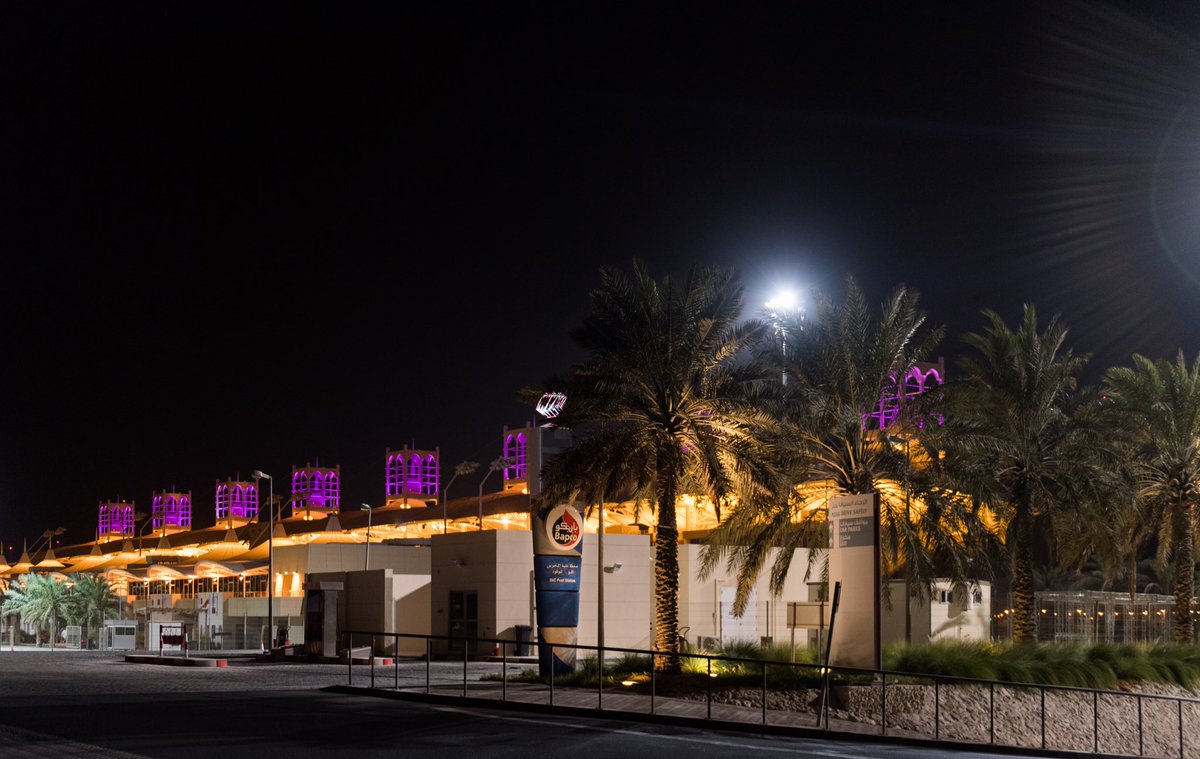 BAH_Int_Circuit's tweet image. #Bahrain International Circuit lit in #Pink for Breast Cancer Awareness 🎀.

#ThinkPink #October