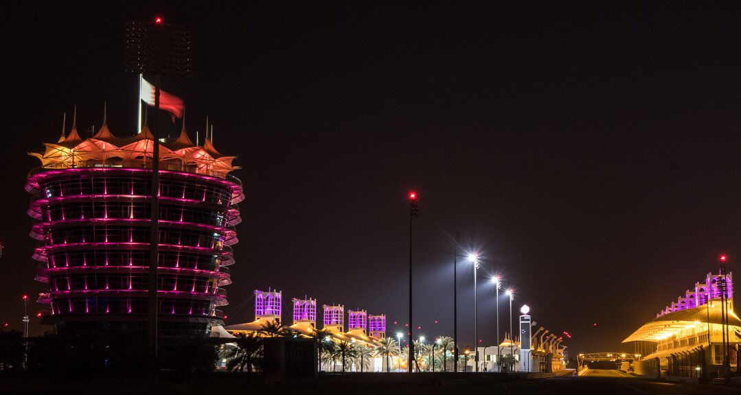 BAH_Int_Circuit's tweet image. #Bahrain International Circuit lit in #Pink for Breast Cancer Awareness 🎀.

#ThinkPink #October