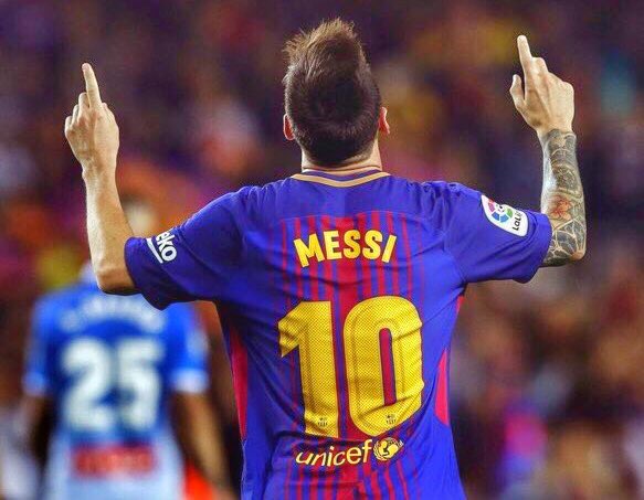 el10blaugrana's tweet photo. Goles en La Liga:

11 Real Madrid CF
11 Lionel Andrés Messi

MONSTRUO. #DatosNoOpiniones https://t.co/OjE8Ftq0gK