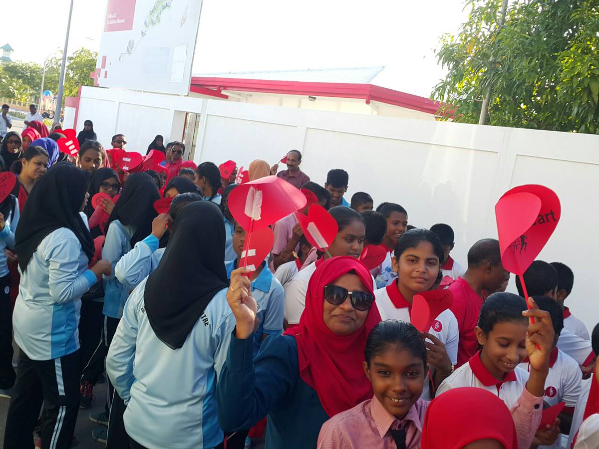 gdh_aec's tweet photo. Glance to #WorldHeartDay #processsion #sharepower @TinyHeartsMV @worldheartfed @EducationMV @aishathshiham https://t.co/jKVV58j4xm