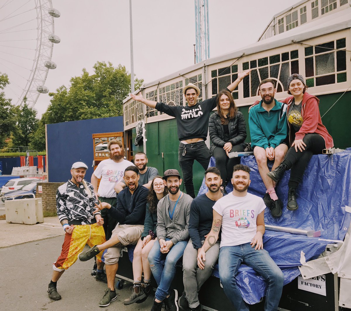 Briefsfactory's tweet photo. London, thank you for an incredible season with our new baby Close Encounters. Love to all of the @UnderbellyFest crew. Until next time. 👽🚀✨ https://t.co/ZwiRdyhFVc