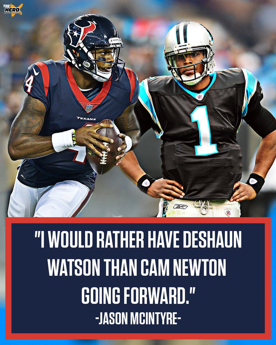 TheHerd's tweet photo. Which quarterback do you want moving forward?

RT for Deshaun Watson
LIKE for Cam Newton https://t.co/xuzyXBaK5W