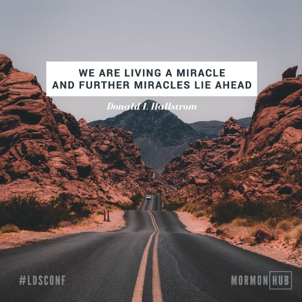 Get ready for more miracles to come :) #LDSConf