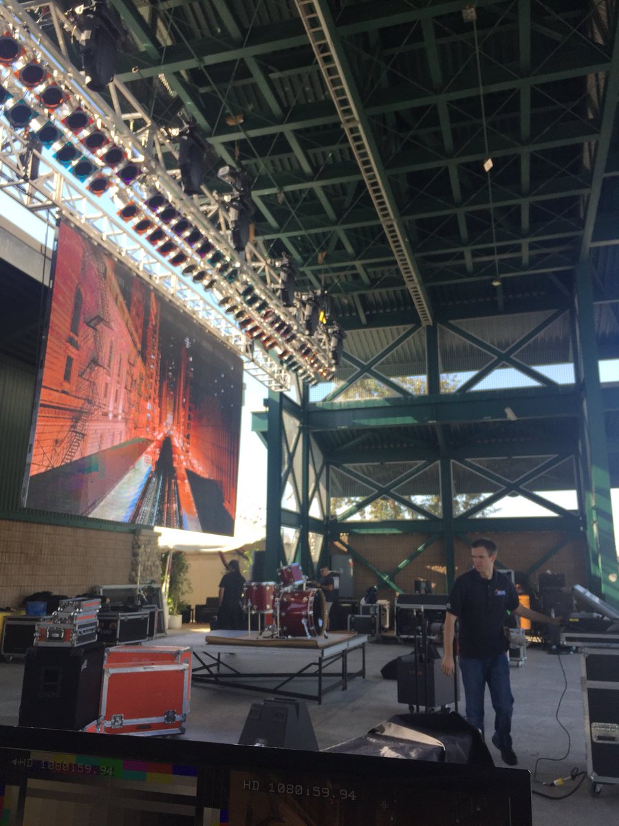 pacwestsound's tweet photo. Getting ready for Gospel Fest at Spectrum Theater #pacificwestsound #livesound #ledwall https://t.co/WWBeq2BcbD