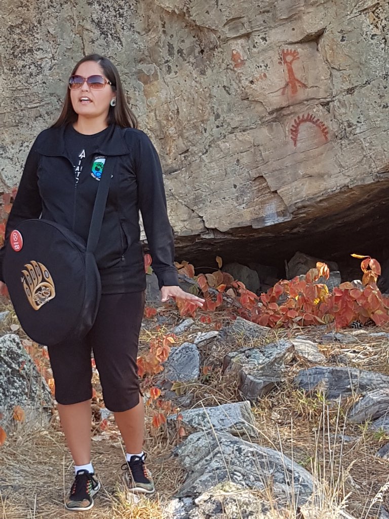 Pro-D On The Land. Learning with #SD67 Cultural Coordinator Anona Kampe. Thx for the opportunity. <a href="/dmanhyde/">Dustin</a> <a href="/goosebug4/">Julie-Anna</a>