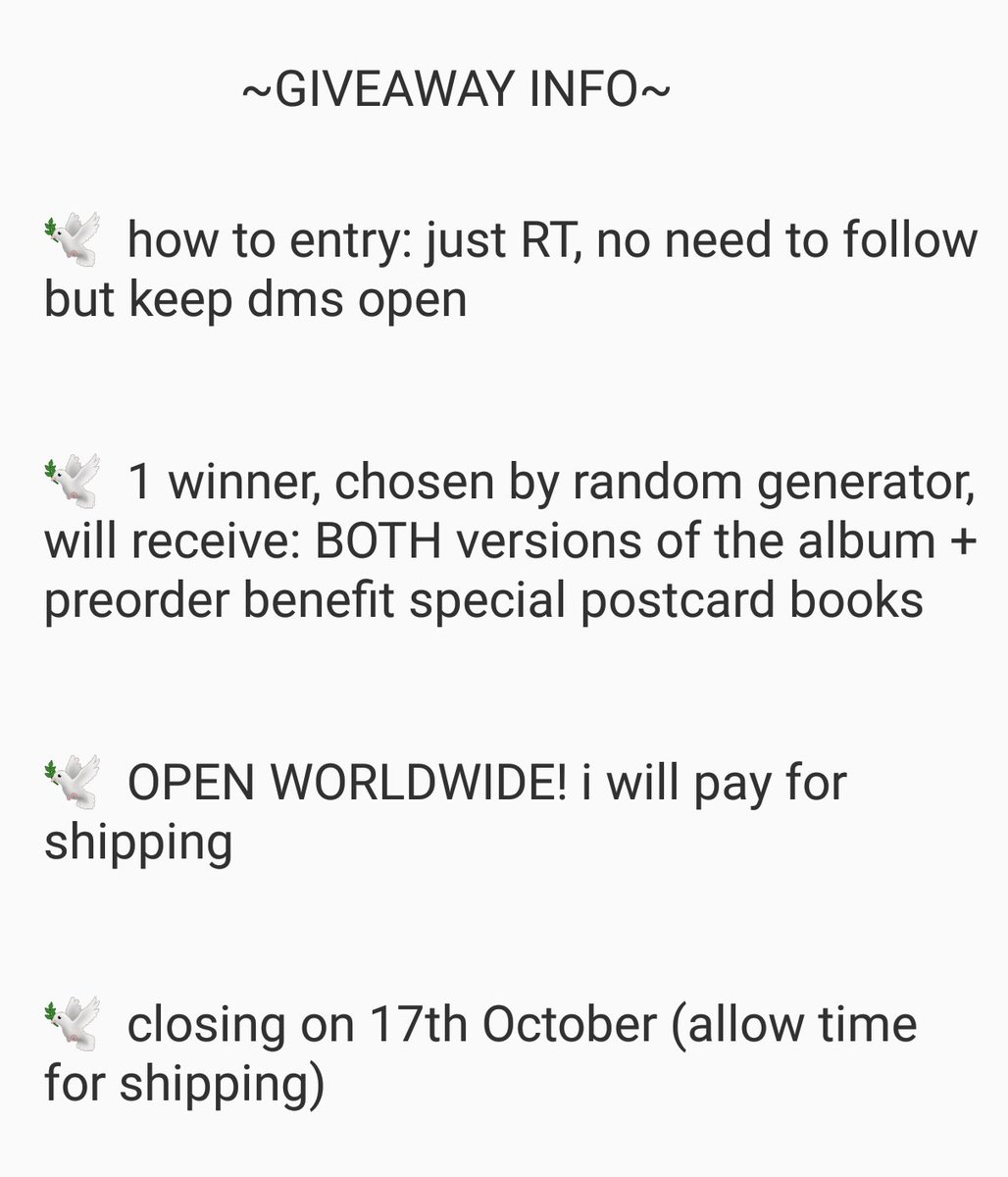 ✨ ALBUM GIVEAWAY ✨ #7for7 #got7 #YouAre