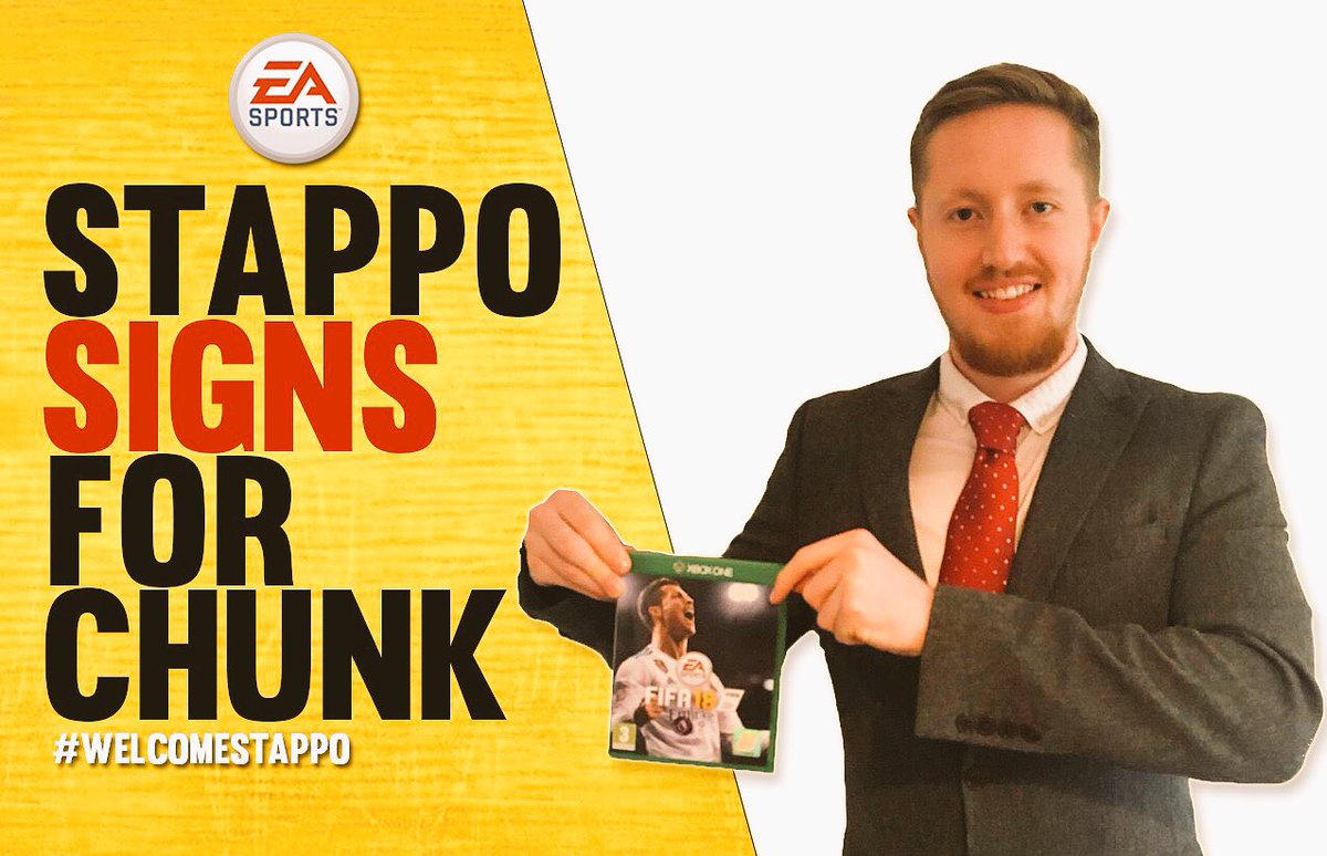 Fat_ChunkFC's tweet photo. #WelcomeStappo #CheerForChunk โฝ๏ธ https://t.co/A4EAJRm5v6