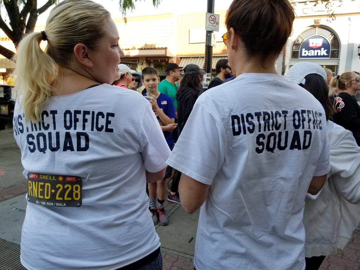 Our super DO staff ready to run for MEF!  @Shell_Martinez