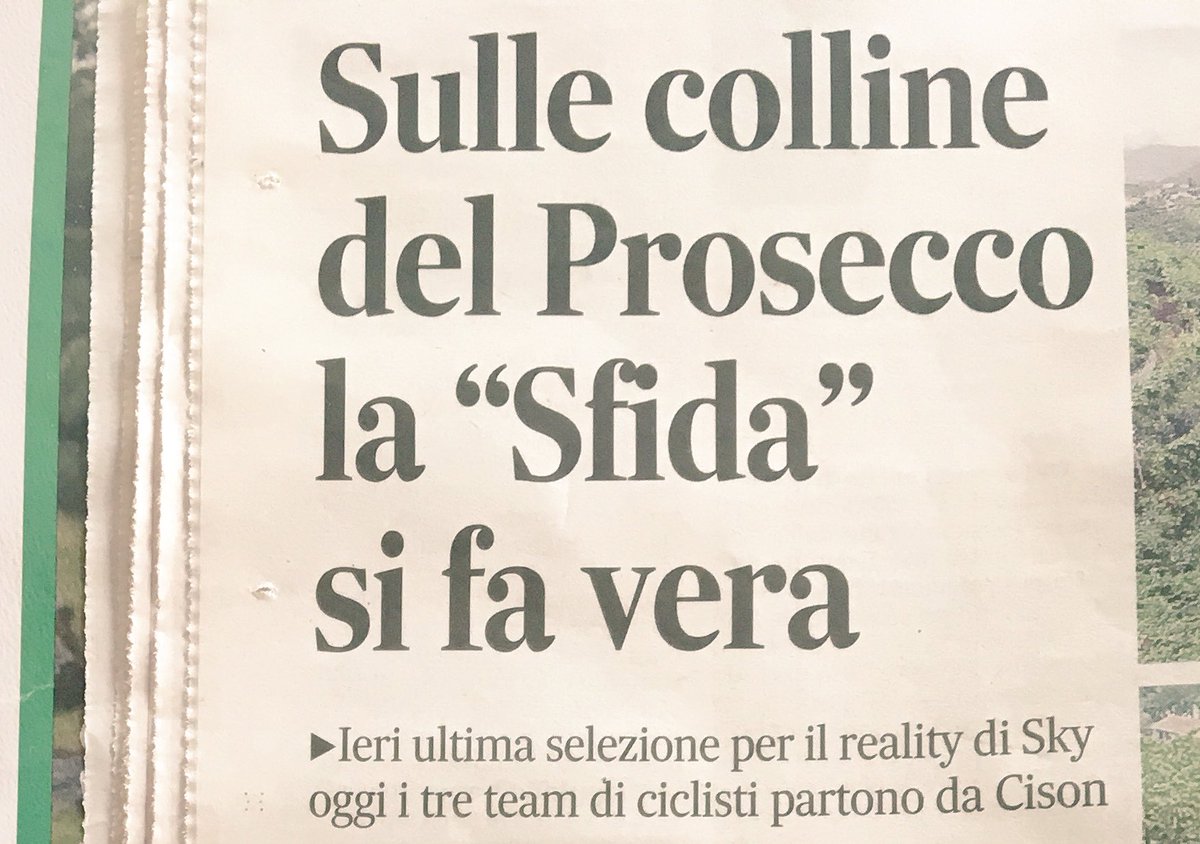 mauro_scovenna's tweet photo. E anche oggi si parla di noi👊
@Gazzettino @BikeChannelSky🇮🇹 #LaSfida4
🚴🚴‍♀️🚴 https://t.co/xCBcb6pQYB
