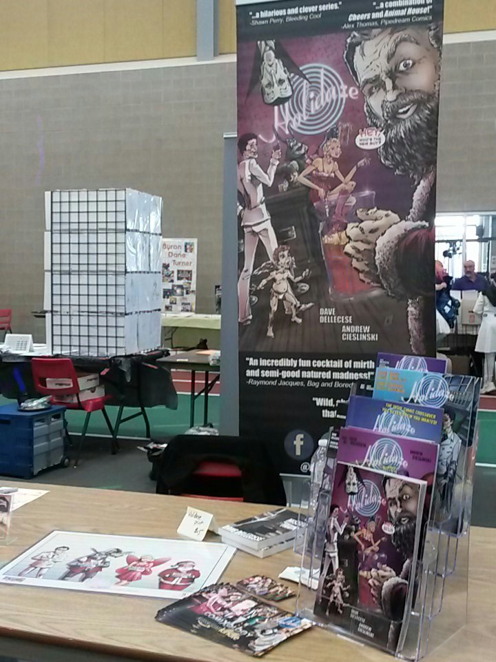 InkPuddle's tweet image. Get every issue of @HolidazeComics at @UticonComicShow today! #Uticon