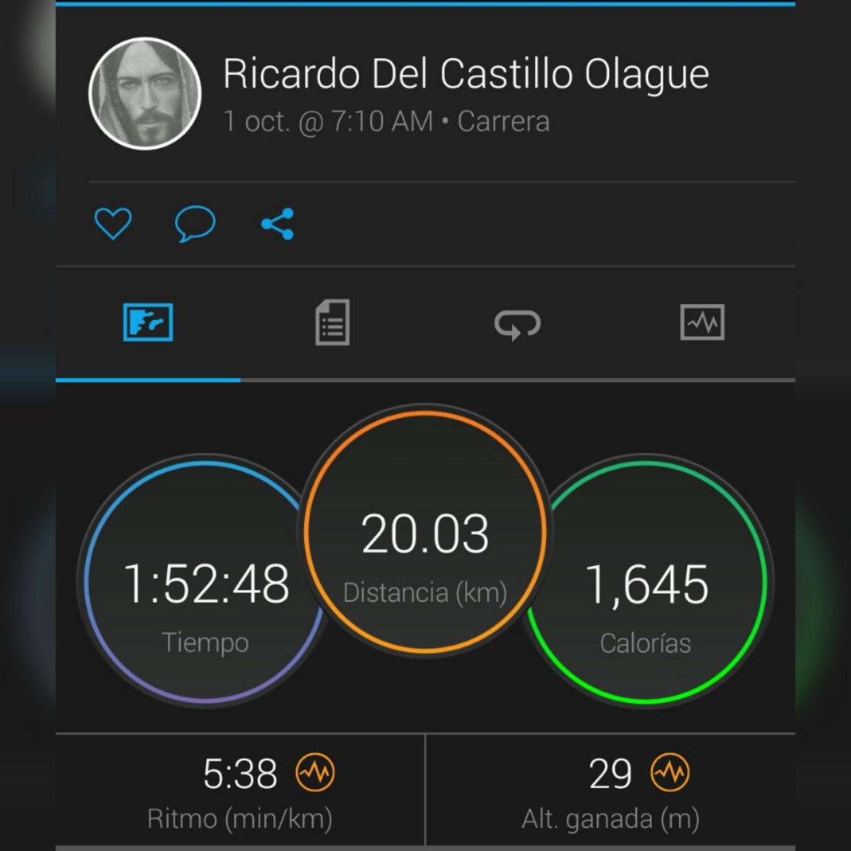 runncardo's tweet photo. Se amable con las personas que no lo son, ellos lo necesitan más.
#YoElegiCreer #YoConDios #YoElegiCorrer #garmin #beatyesterday https://t.co/ZY6xBKf6PU