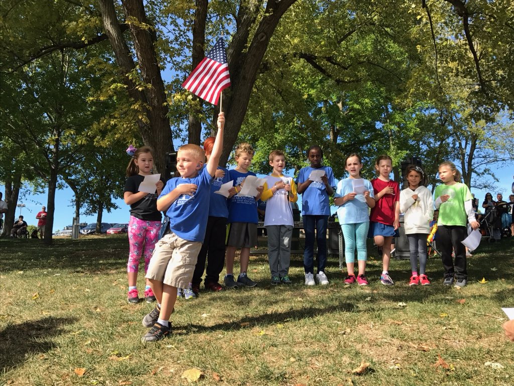 MoogCenter's tweet photo. So proud of the @MoogCenter alumni for singing the National Anthem at the St. Louis @Walk4Hearing. Thanks to all who supported our team! https://t.co/epVPFZpmcU