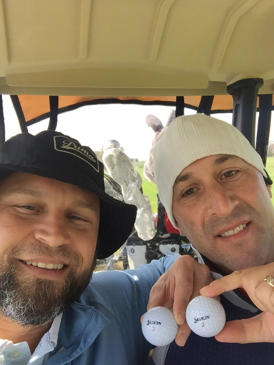 jswans605's tweet photo. @TLeistico playing Z-Star XV for first time. Trying to win 27 hole 2-man Ryder Cup in Btown!! #windball https://t.co/rDWE2LyxOO
