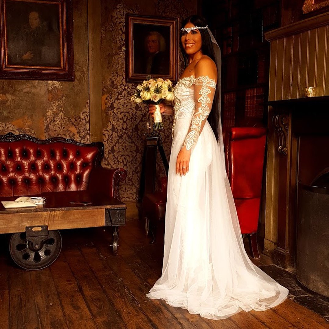 BrightandBride's tweet photo. Beautiful Ashley in her custom made bridal jumpsuit by @Dahnistry π
#weddingfashion #weddingdress #jumpsuit #ootd #fashion #style #bbbtweets https://t.co/LMRWr7IfEz