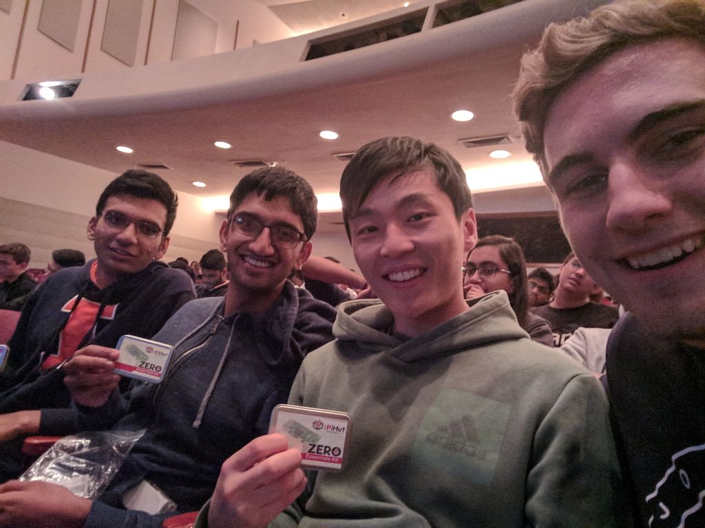 MLHacks's tweet photo. The @Domaindotcom Best Domain Name at #BoilerMake is https://t.co/gcd5P6qIns ! Congrats and enjoy the Raspberry Pi Kits! @BoilerMake1 https://t.co/VlBqH51UUN