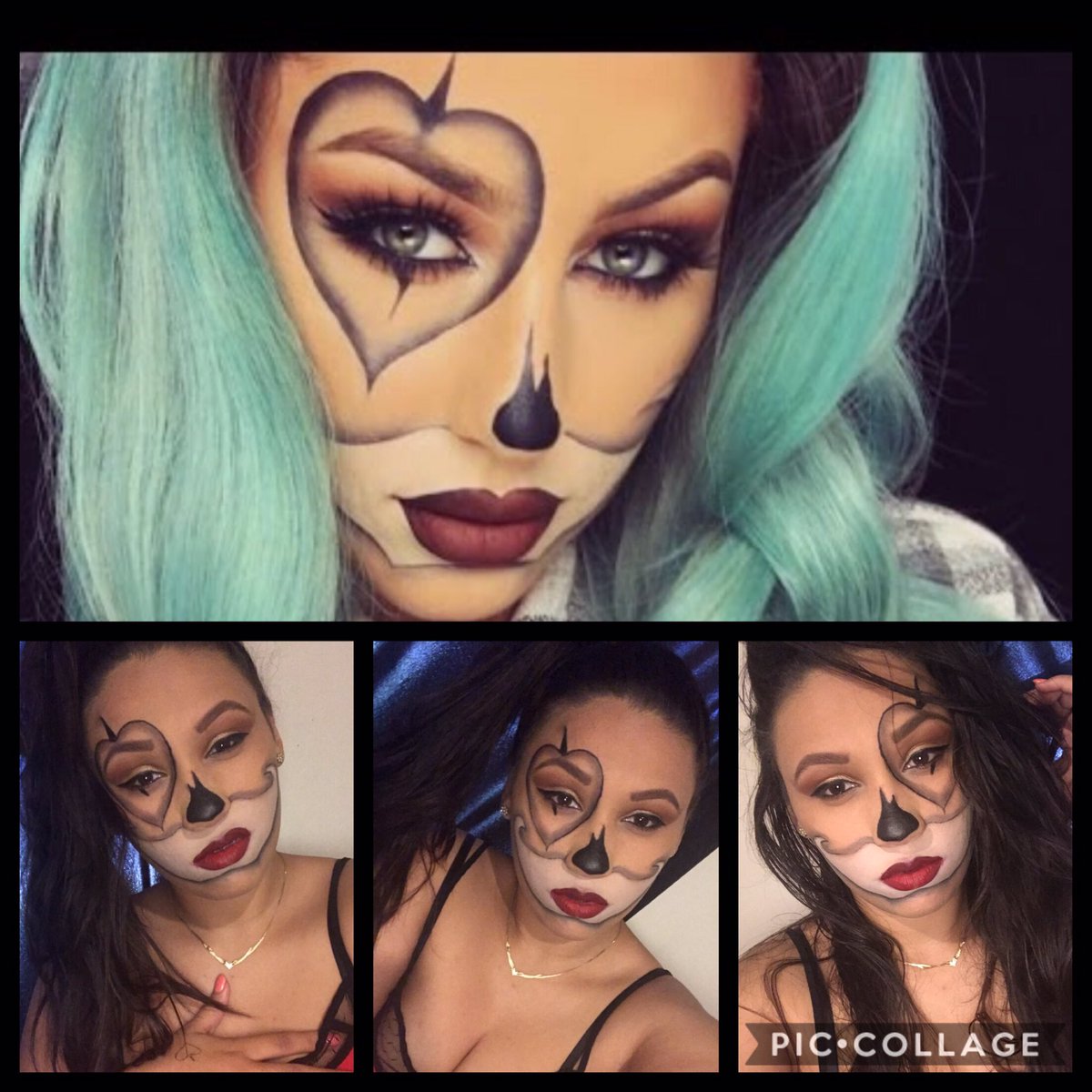 MadamElizabeth's tweet photo. @Chrisspymakeup 's #GangsterClown I tried it, since it's October 1st #HappyHalloween #itsnotperfect ๐คท๐ฝโโ๏ธโจ https://t.co/2P78u23n7e