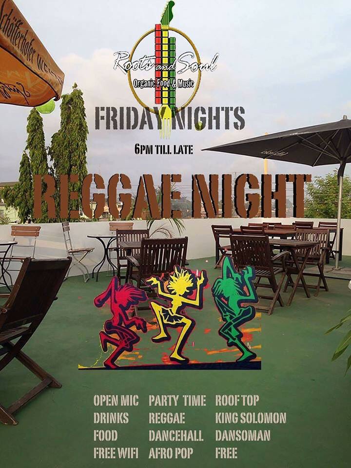 Reggae on the Rooftop ,every Friday