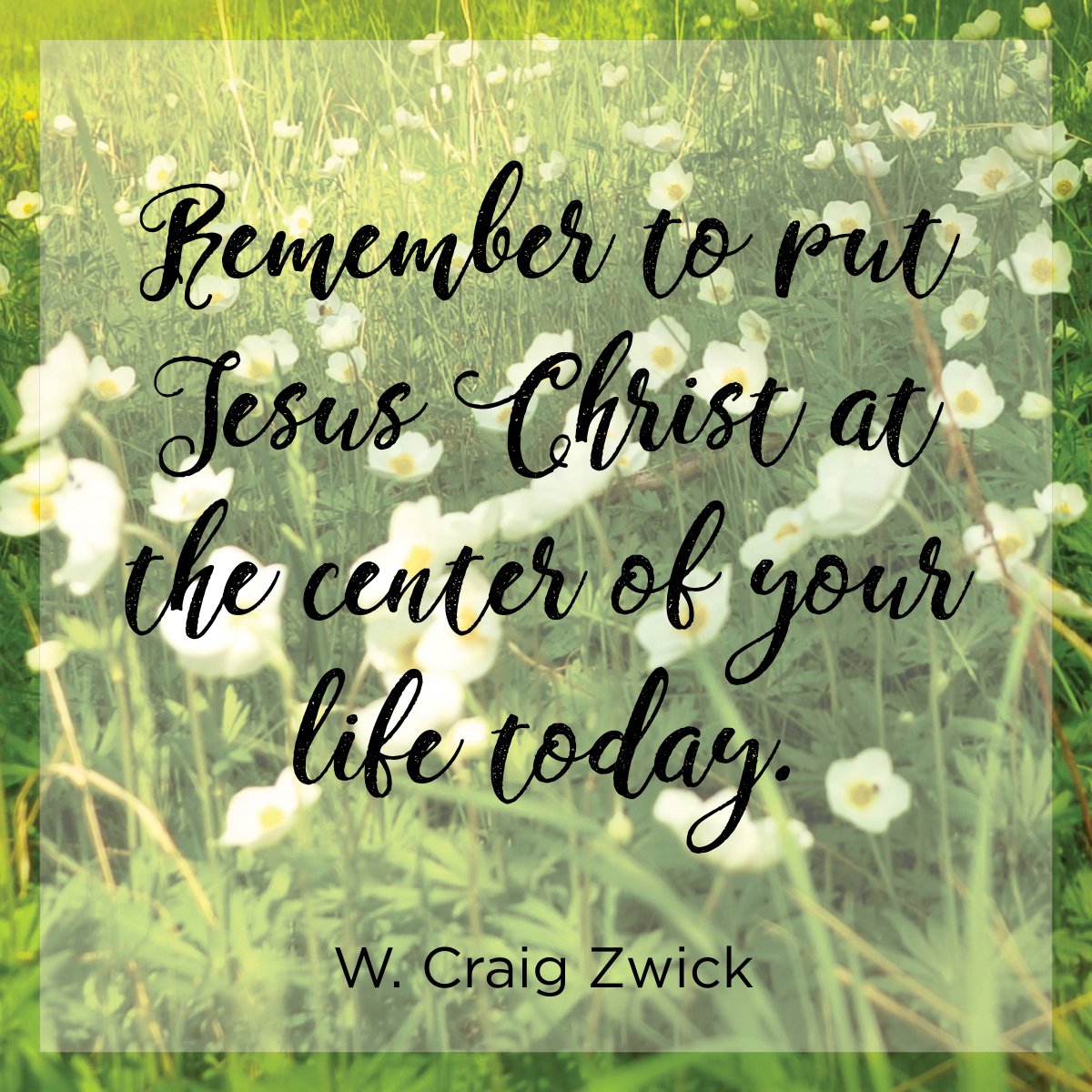 DeseretBook's tweet photo. "Remember to put Jesus Christ at the center of your life today." One of our favorite talks so far! ❤️#ElderZwick #LDSConf https://t.co/hxQzm3Z06A