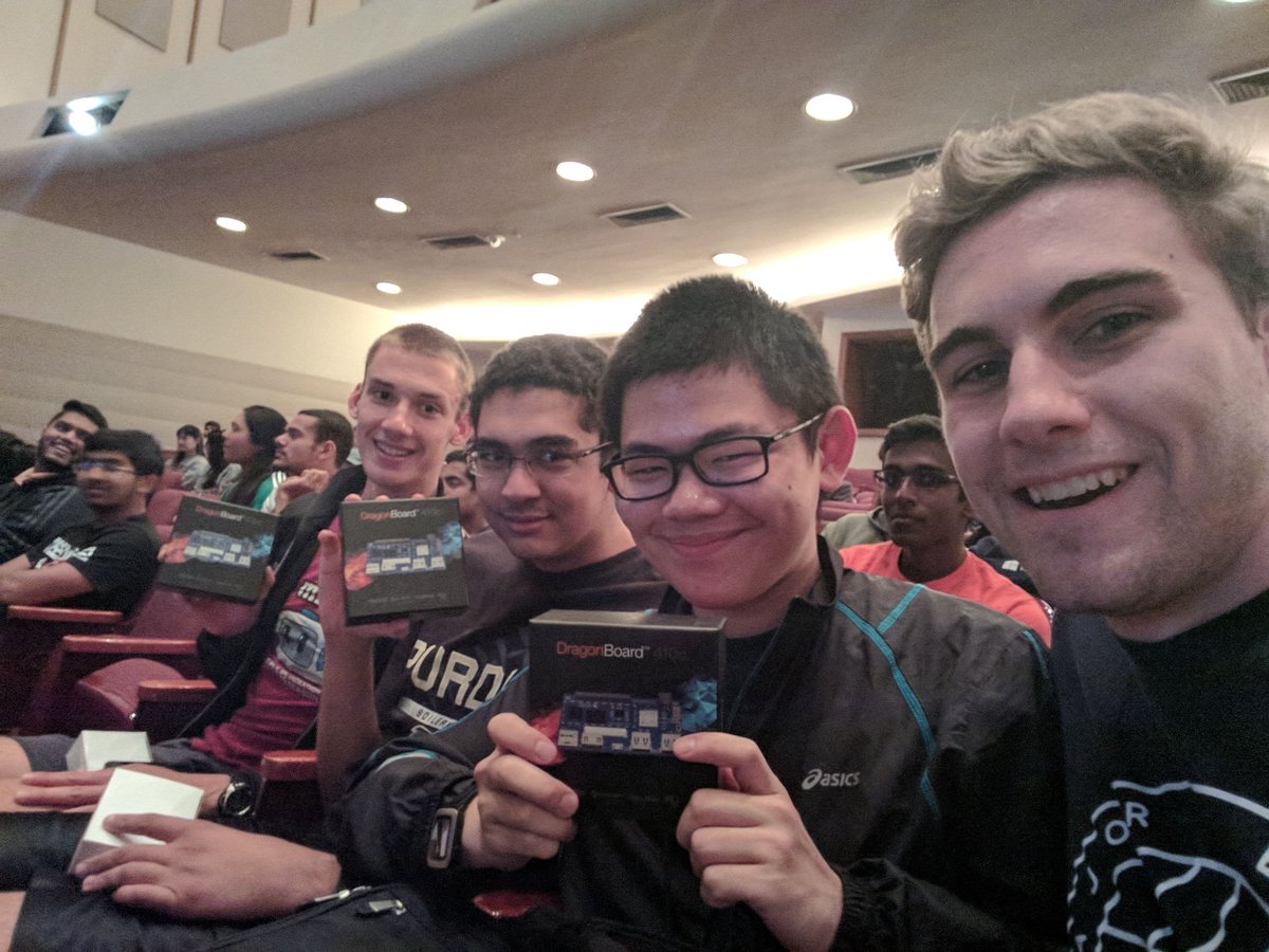 MLHacks's tweet image. Our @Qualcomm Best IoT Hack for @BoilerMake1 is going to AutoDrone for their tool to help drones record crime scenes! #BoilerMake