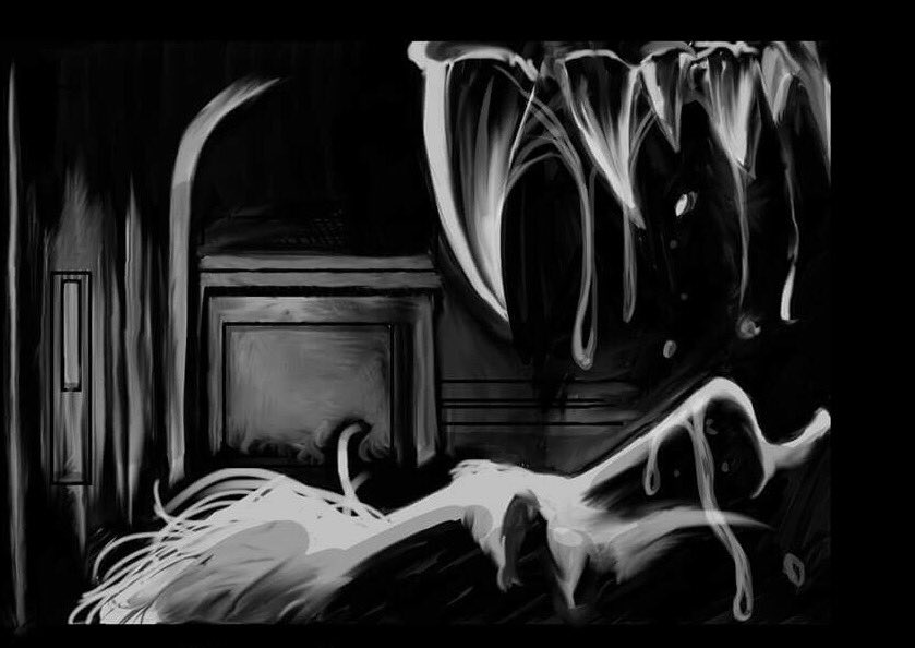 GrubbMaster's tweet photo. Sneak peek of #comic by me &amp; Jewell Walton for upcoming #horroranthology coming this month. Stay tuned for updates. #1031 #comicbooks https://t.co/d1ZnBbypRp
