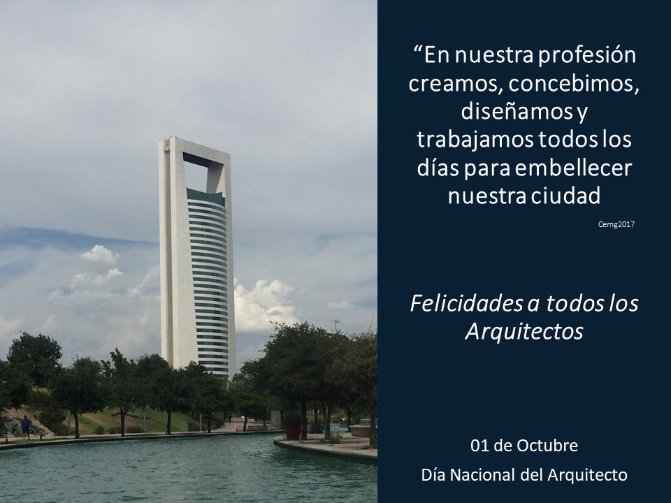 carlosemgtz's tweet photo. #DiaDelArquitecto Muchas felicidades @FcarmSocial @arqui_nauta @Arquine @arquinetwork @ARQuineptos @arquinetpolis @dearquitectos @radioarq https://t.co/VU3hbnzx9o