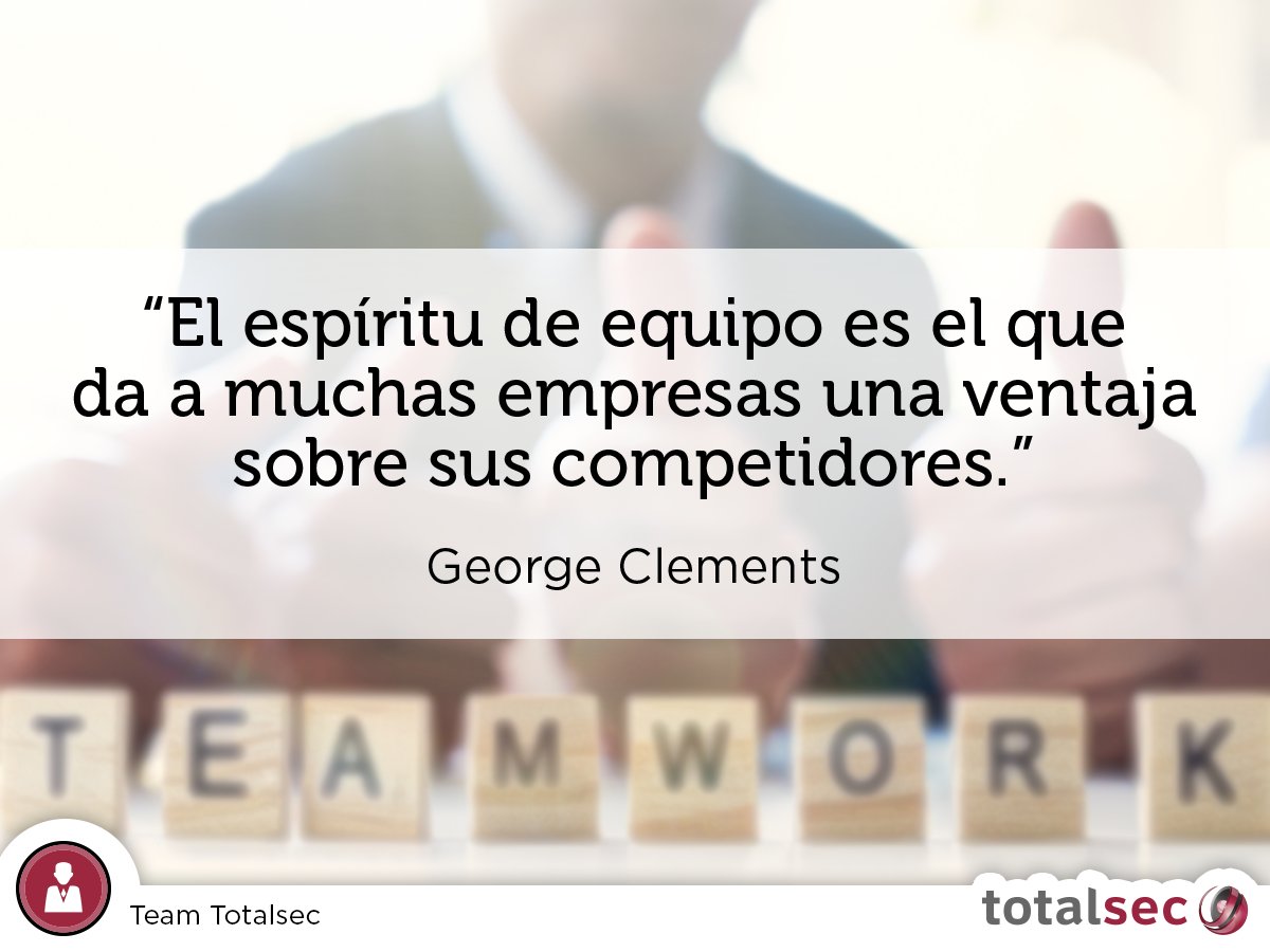 totalcybersec's tweet photo. #TeamTotalsec Predicamos una potente cultura de trabajo en equipo como un diferenciador ante nuestra competencia. #Ciberseguridad https://t.co/WvsIgMwgmO