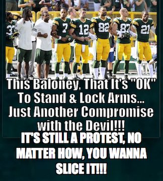 PJNET_IL's tweet image. MT @Stanislaw3777: It's still a protest no matter how you slice it!  #IStand #PJNET