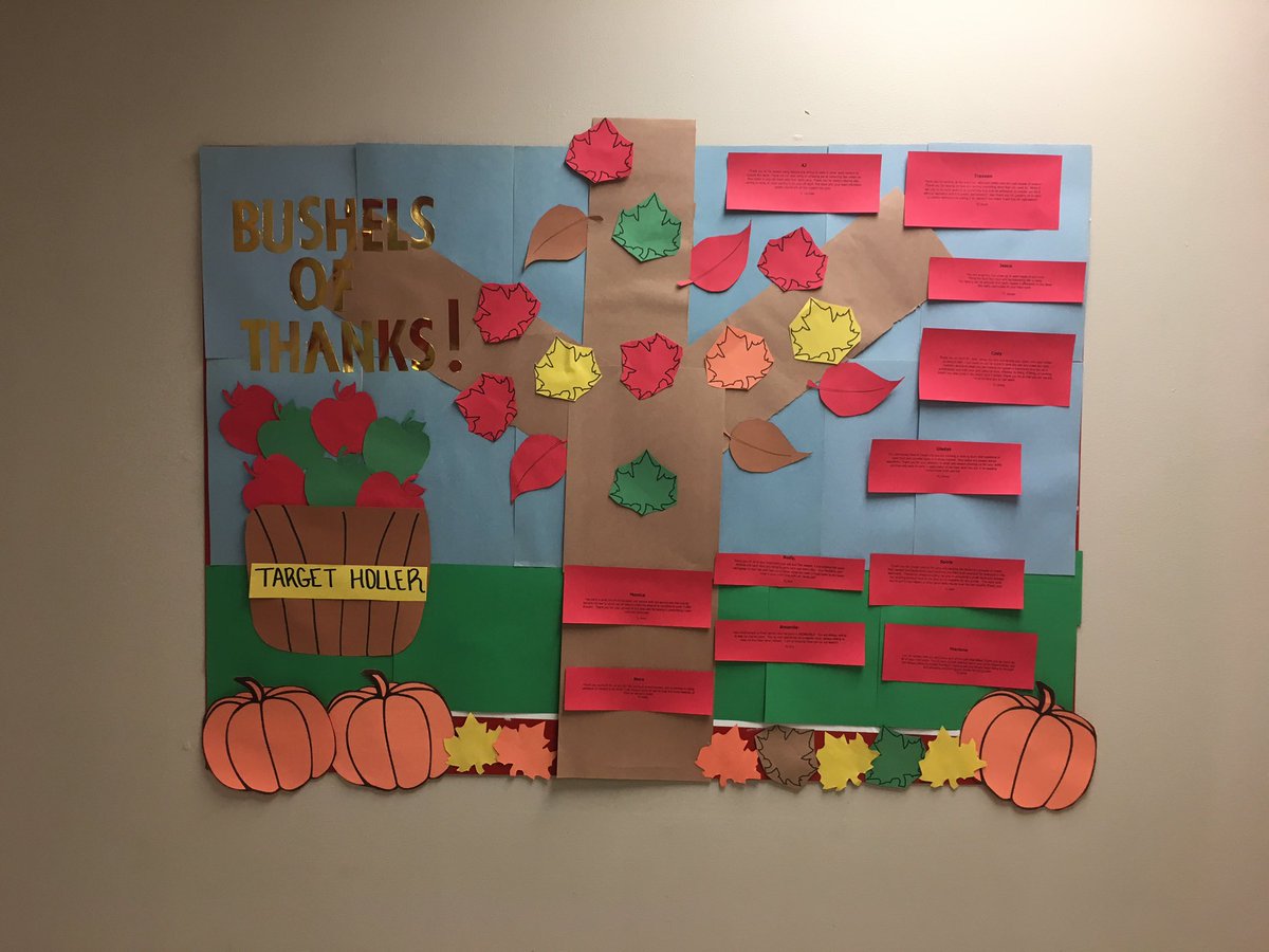 October team recognition board 🎃 🍎 🍂 @AimeeZembruski