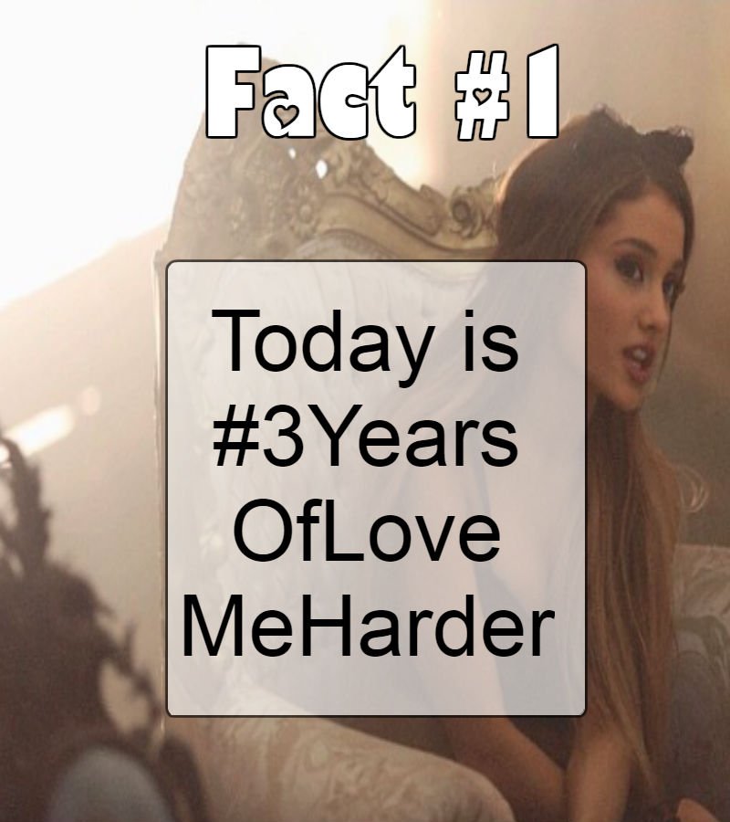 Qween_Lizzie's tweet photo. fact made by me obv hapy 3 yeras of love me harder y'all https://t.co/LnnR9odOGw