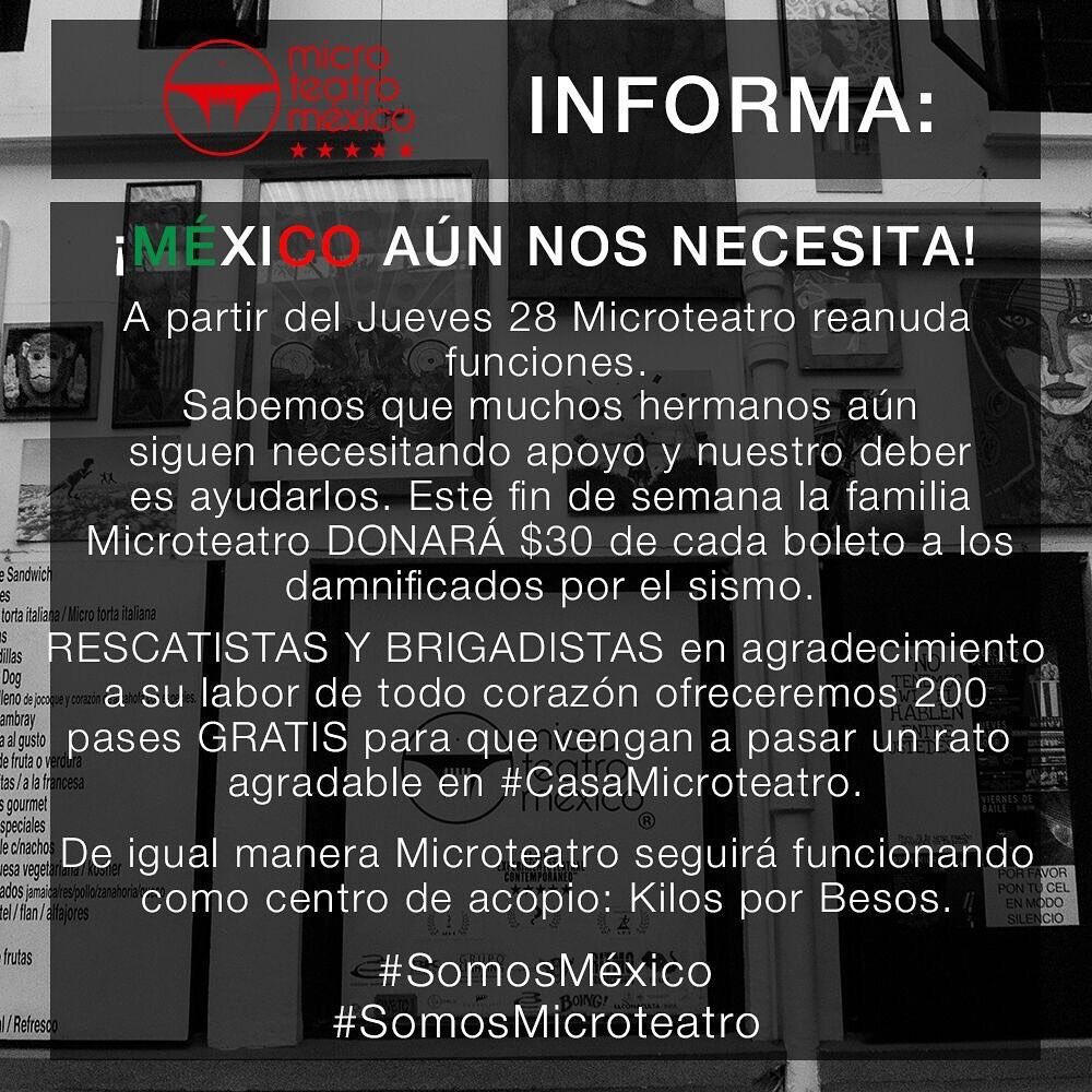 MotelMalaPata's tweet photo. Penúltimo domingo te esperamos en sala8 de @MicroTeatroMex Una historia enternecedora que ayuda a sanar el corazón. https://t.co/LeNBD7HRDC