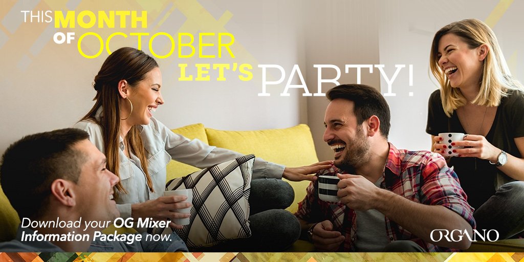 OrganoGold's tweet photo. We're super excited for what's coming this month of October. Download the #OGMixer brochure from your back office today! https://t.co/KULgLfjs9r
