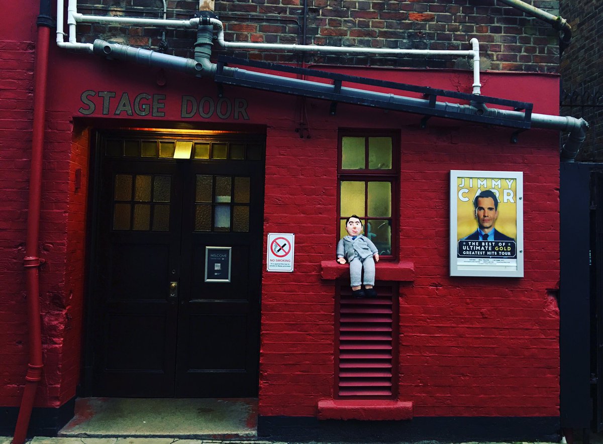 Just arrived for my show at the New Theatre in Oxford.