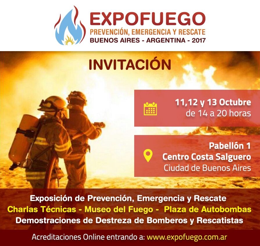 ESUNTEMA1's tweet photo. El 11/10 15 50 hs te espero en la EXPOFUEGO 2017 en mi charla EL COMUNICADOR SOCIAL FRENTE AL DESATRE Y SU LABOR EN LAS ETAPAS DE LA CRISIS https://t.co/3mDszquUBT