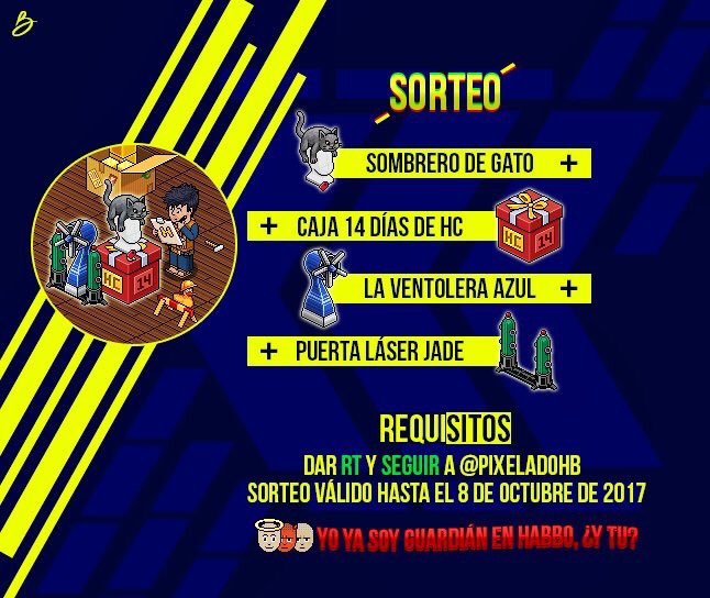 PixeladoHB's tweet photo. Sorteos a elegir (si no se lo llevaron) 
REQUISITOS:
Seguir a @PixeladoHB 
Dar ❤️ Favoritos y también los demás
Dar Retweet 🔁
Fin 8/10/17 https://t.co/tvfyzhsUxu