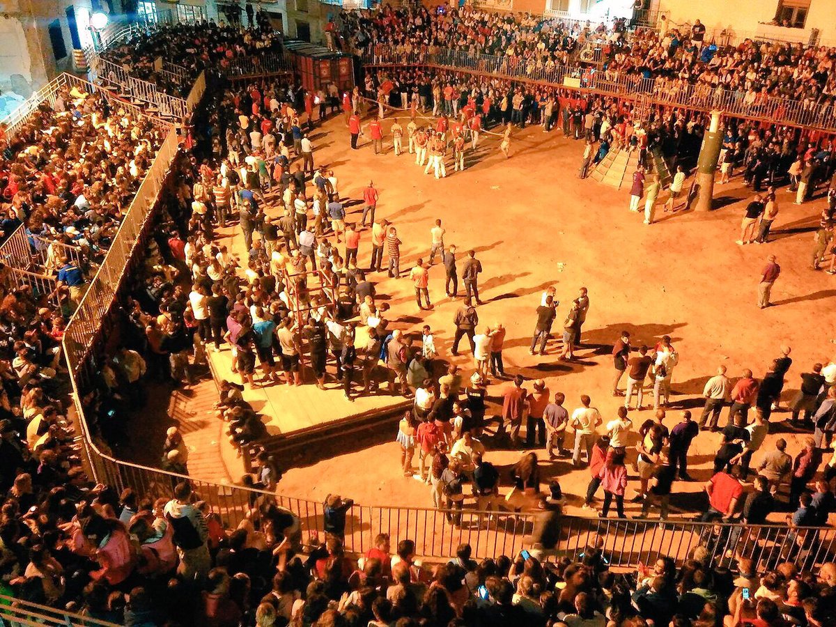 imanolsanchez's tweet photo. 🐂 Una plaza llena es la mejor manifestación a favor de la #tauromaquia. Así estaba La Almunia #Zaragoza. (📷 María Jaime Losilla) https://t.co/6Z3QmuQsGU