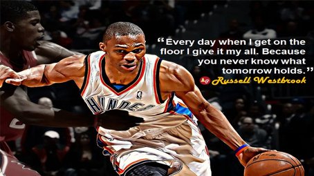 RussellWes_CDJR's tweet photo. Wise words from the #twotimenbamvp. #motivate #livefortomorrow #leaveitonthefloor #rwcdjr https://t.co/UyNtoJWdZP