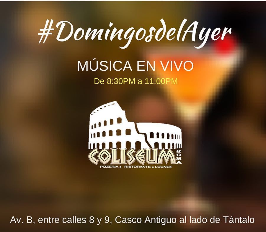 Coliseumpty's tweet image. • Domingo de compartir y Disfrutar, en @coliseumpty hacemos que te sientas a gusto y siempre quieras volver. Somos… ift.tt/2yQpMNS