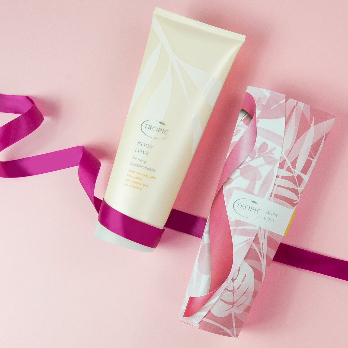 TropicSkincare's tweet photo. This #BreastCancerAwareness month, we're donating 10% of profits from sales of our limited edition pink Body Love Buttercream to @BCCare 💖 https://t.co/qZ85tDtkMx