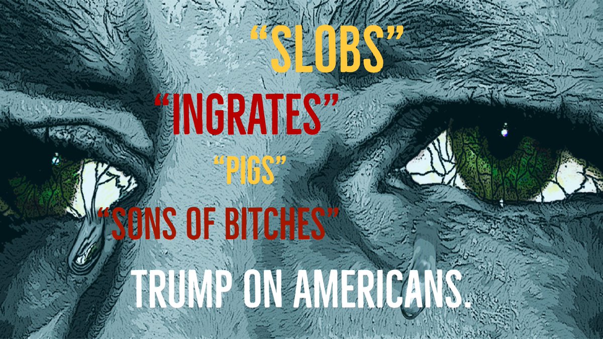 finnicknorth's tweet photo. tRump calls it "Modern Presidential". I call it disgusting. https://t.co/c3fjf7IBBZ