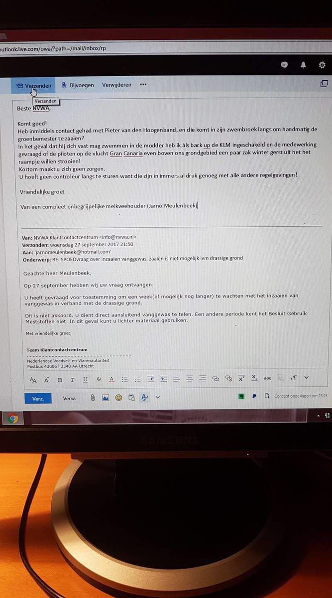 erik_hoentjen's tweet photo. Tja zo kan je er ook mee omgaan...#nvwa controle https://t.co/wJ0D0kaHeA