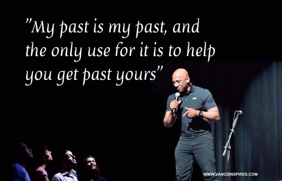 Vance4Christ's tweet photo. My past is my past, and the only use for it is to help you get past yours! https://t.co/cq9WSCtMnN