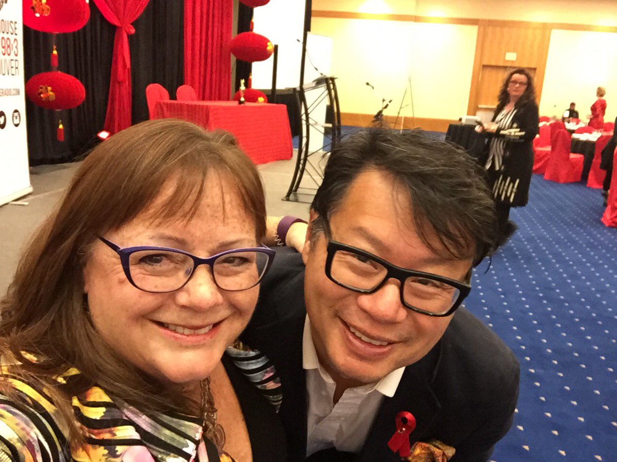 VanRealDeal's tweet photo. Warming up for #celebritydimsum for #AIDSVancouver w/ @FredAboutTown. Looking forward to chickenfeet eating contest. As observer. #vanpoli https://t.co/3fGqC4cQHu