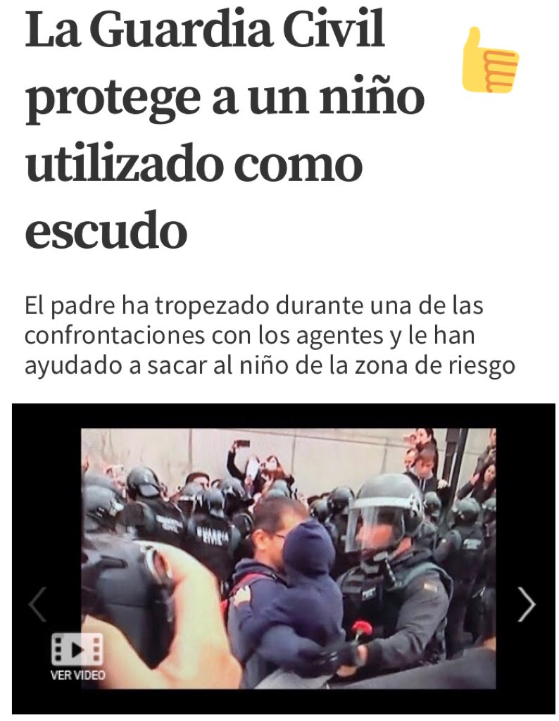 VRRV's tweet photo. Bravissimo !!! Honorabilidad y firmeza, así son nuestra @policia y @guardiacivil , dando la cara, No como otros.... #EstamosPorTI https://t.co/92YREfkpqZ