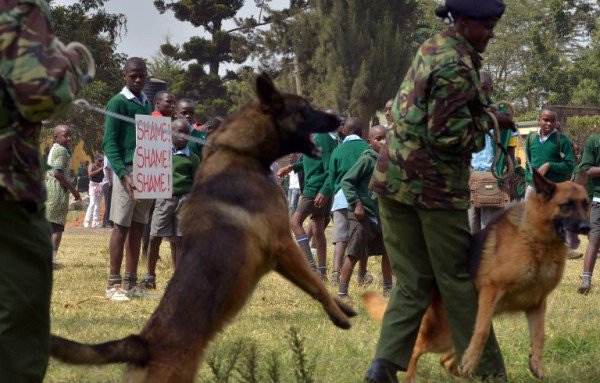 Lest you forget,Kenya police teargassed children in their own school to protect a land grabber. We accepted and moved on.